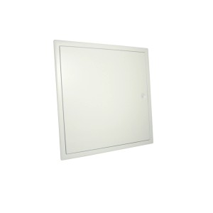 Sportello d'ispezione bianco Marley, 350x350 mm, in lamiera d'acciaio zincata per cartongesso.