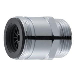 Riduzione Neomatic Pro con getto laminare, ottone cromato, filettatura M28x1 AG 3/4