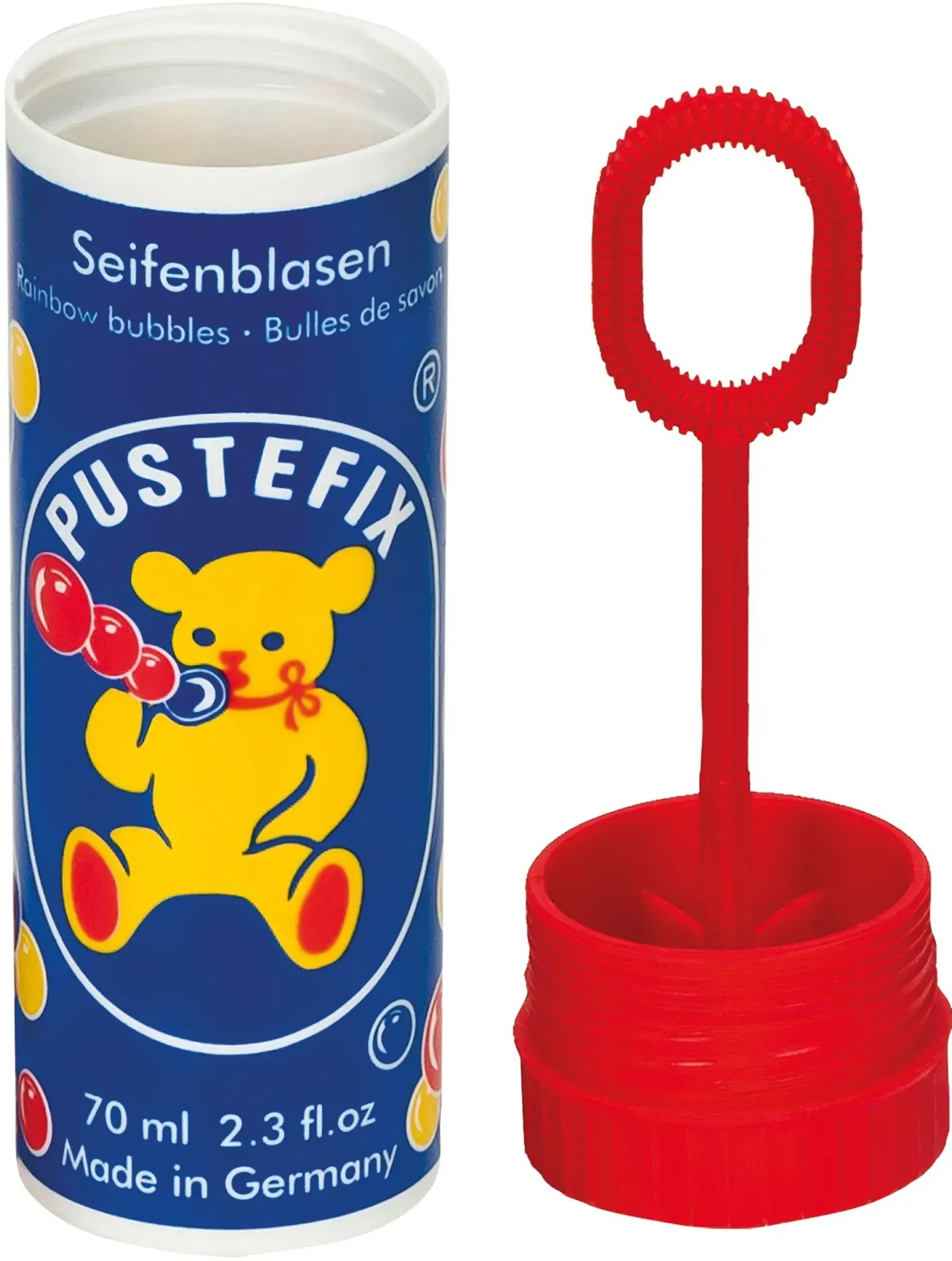 Ventilateur à Bulles PUSTEFIX Double-Blower – 2 Anneaux, Hélice, 250 Ml De Liquide Inclus – Dès 3 Ans