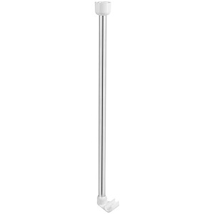 Support de plafond Diaqua Basic chromé, 60 cm pour barres de douche, stabilise les barres de rideaux de douche.