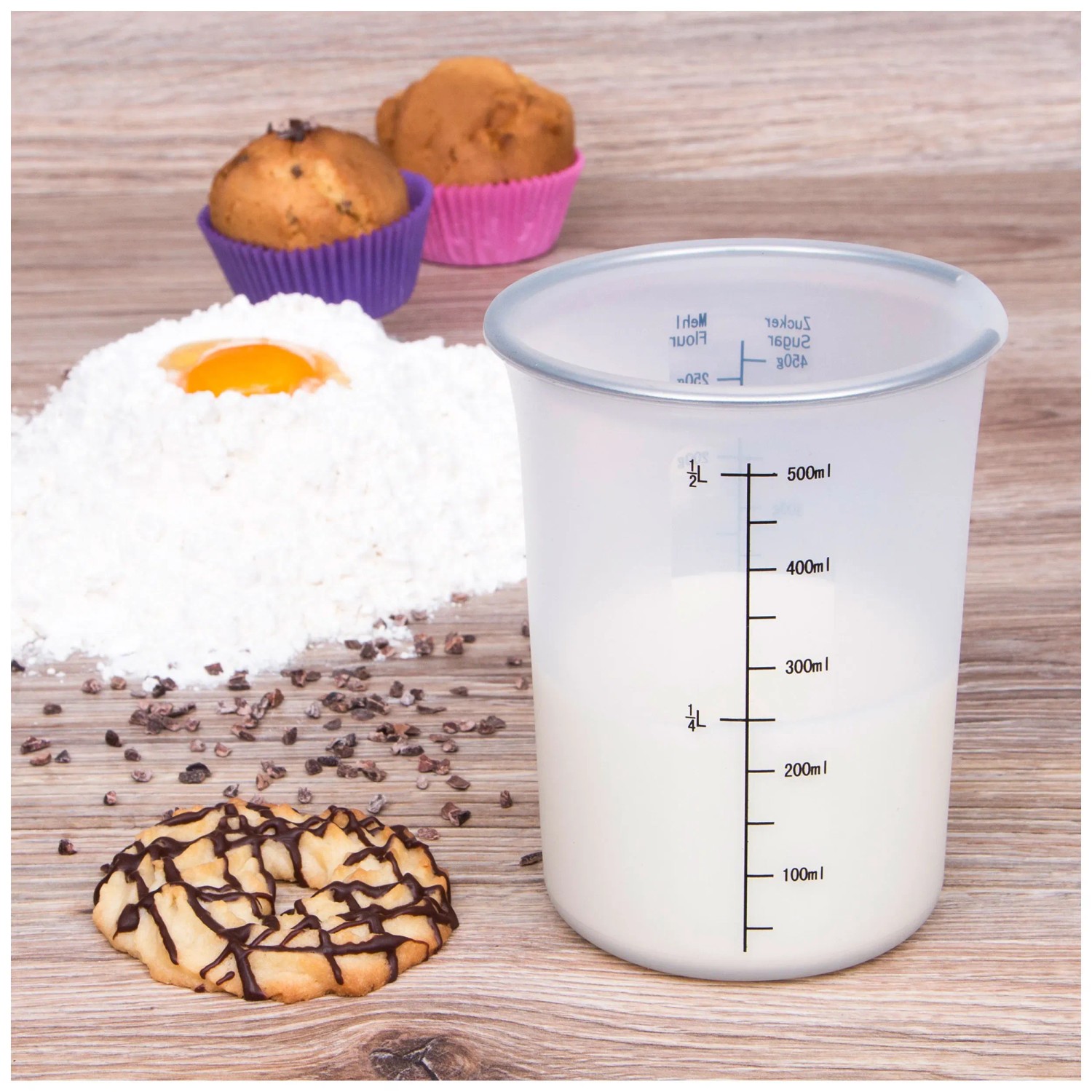 Messbecher Silikon 500 ml / Ø 10 cm / Höhe 12,5 cm kaufen bei OBI