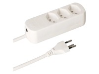 Steckdosenleiste Basic Line 3 x Typ13 Weiss
