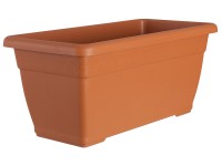 Geli Pflanztrog Plato Terracotta (HxBxT) 28 x 30 x 60 cm