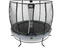 Exit Trampolin Elegant Premium mit Deluxe-Sicherheitsnetz Grau Ø 305 cm