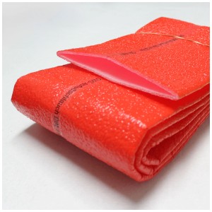 Tuyau d'évacuation Climapor PE DN100, 2,5 m, rouge, pour la protection contre les dommages et l'isolation phonique.