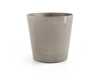 Ecopots Pflanztopf Amsterdam mit Rollen Taupe Ø 80 cm / Höhe 72 cm