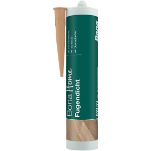 Sigillante per fughe Bona Home, color faggio chiaro, cartuccia da 310 ml per pavimenti in legno.