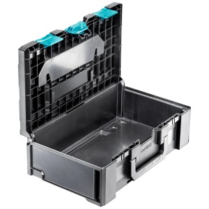Valigetta porta attrezzi Technocraft Metabox Mechanic IP43 aperta e vuota, in plastica.