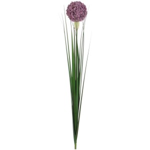 Mica Decorations Allium artificiale lilla, altezza 80 cm. Fiore artificiale decorativo per interni.