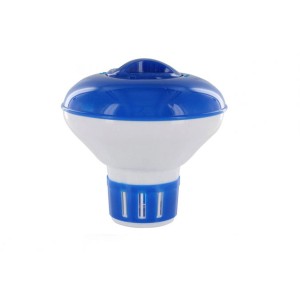 Steinbach Mini diffuseur de chlore, bleu et blanc, pour pastilles de 20g pour l'entretien de piscine.
