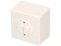 AP-Schalter Basico Hager Weiss 3x3