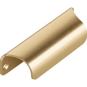 Maniglia per mobili 1139 in ottone lucido per armadi e cassetti.