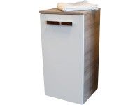 Fackelmann Unterschrank 2 Böden A-Vero Eiche-Weiss