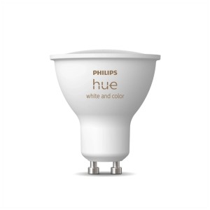Ampoule réflecteur Philips Hue GU10, LED dimmable pour lumière colorée.