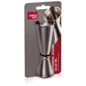 Vacu Vin doseur Japanese Jigger en acier inoxydable, 30-60 ml, ustensile de cuisine pour cocktails.