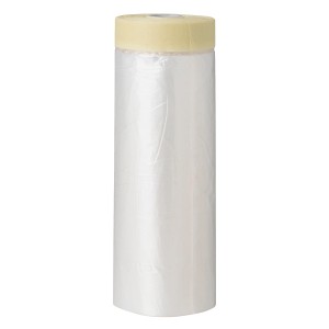 Film de remplacement LUX 2,7m x 15m pour distributeur, film de masquage avec ruban adhésif pour la protection lors de la rénovation.