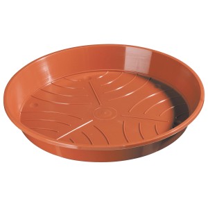 Geli Sottovaso Standard Terracotta, Ø 23.5 cm, per vasi da fiori, in plastica.