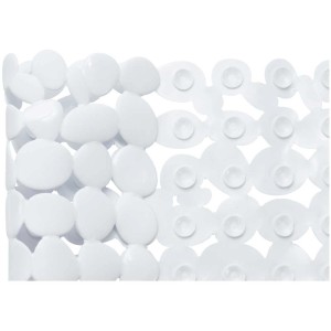 Tappetino doccia bianco Diaqua Sasso Aqua 53x53 cm con ventose.