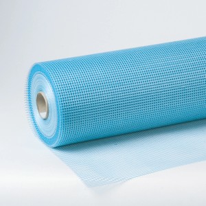 Rete di rinforzo Marmoran S791 azzurro chiaro, 0,33 x 10 m, su rotolo. Supporto per intonaco per riparazione crepe.
