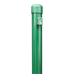 Poteau de clôture vert GAH-Alberts, phosphaté au zinc, Ø 38 mm pour grillage.