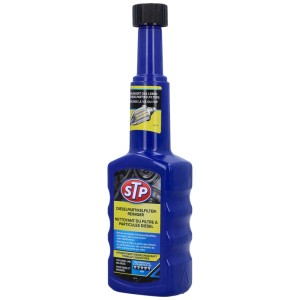 Nettoyant filtre à particules diesel STP, flacon de 200 ml pour le nettoyage et l'entretien des filtres à particules diesel.