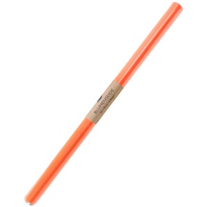 Papier de soie orange, 6 feuilles de 50x70 cm, idéal pour les loisirs créatifs et l'emballage cadeau.