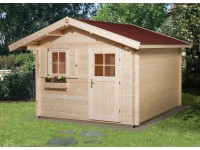 Weka Gartenhaus Belluno B extra hoch mit extra hoher Tür