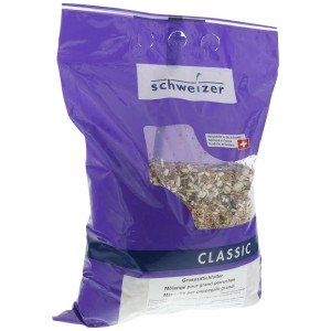 Eric Schweizer cibo per parrocchetti 5kg in sacchetto viola con mix di semi.