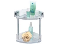Wenko Eckregal mit 2 Etagen Vacuum-Loc Quadro Wenko Eckregal mit 2 Etagen Vacuum-Loc Quadro
