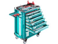 Technocraft Werkstattwagen Swiss Team Wood 282-tlg.