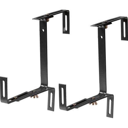 OBI Balkonkastenhalter Anthrazit / Tiefe 10 - 20 cm