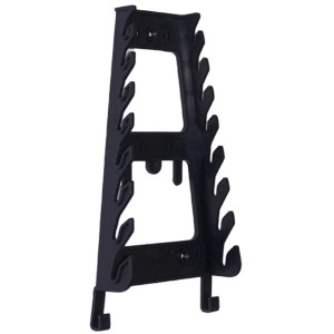 Supporto sistema Küpper nero (7,5 cm) per banchi da lavoro, per appendere utensili.
