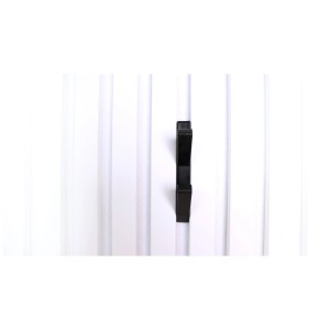 Ganci 3D Denpanels, neri, set da 2, per montaggio su pannelli acustici.