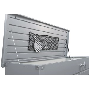 Rete per coperchio Biohort per box da giardino FB 100/130/180 per riporre piccoli oggetti.