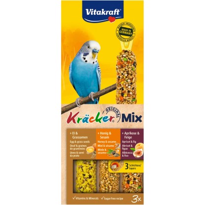 Vitakraft Mangime complementare cracker mix uova/miele/albicocche 3 pz. / 80 g