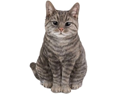 Vivid Arts Katze Tabby sitzend (HxBxT) 29,5 x 24,5 x 20 cm