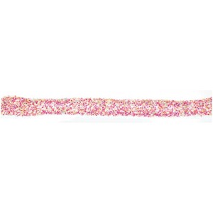 Glitzerkleber Weiss, aufgetragen. Ideal zum Basteln und Dekorieren.