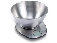 Rotel Küchenwaage mit Waagschale Edelstahl Silber bis 5 kg Rotel Küchenwaage mit Waagschale Edelstahl Silber bis 5 kg