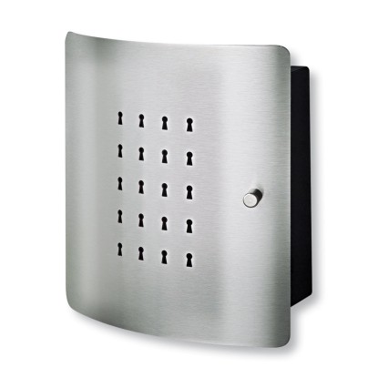 Burg-Wächter Cassetta per chiavi Acciaio inox Slot 6220/10 con 10 ganci