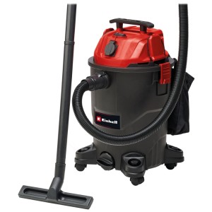 Einhell TC-VC 1930-190 A aspirateur eau et poussière avec cuve de 30 l, tuyau d'aspiration et buse.