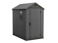 Keter Gerätehaus Darwin Kunststoff Grau (HxBxT) 205 x 126 x 185 cm / 2,3 m²