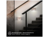 Briloner® Applique batteria Chet Beige (HxLxP) 6,5 x 9,5 x 16 cm / 3 W / 280 lm