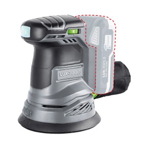 Ponceuse excentrique sans fil LUX A-EXS-20/125 avec batterie du 1 PowerSystem.