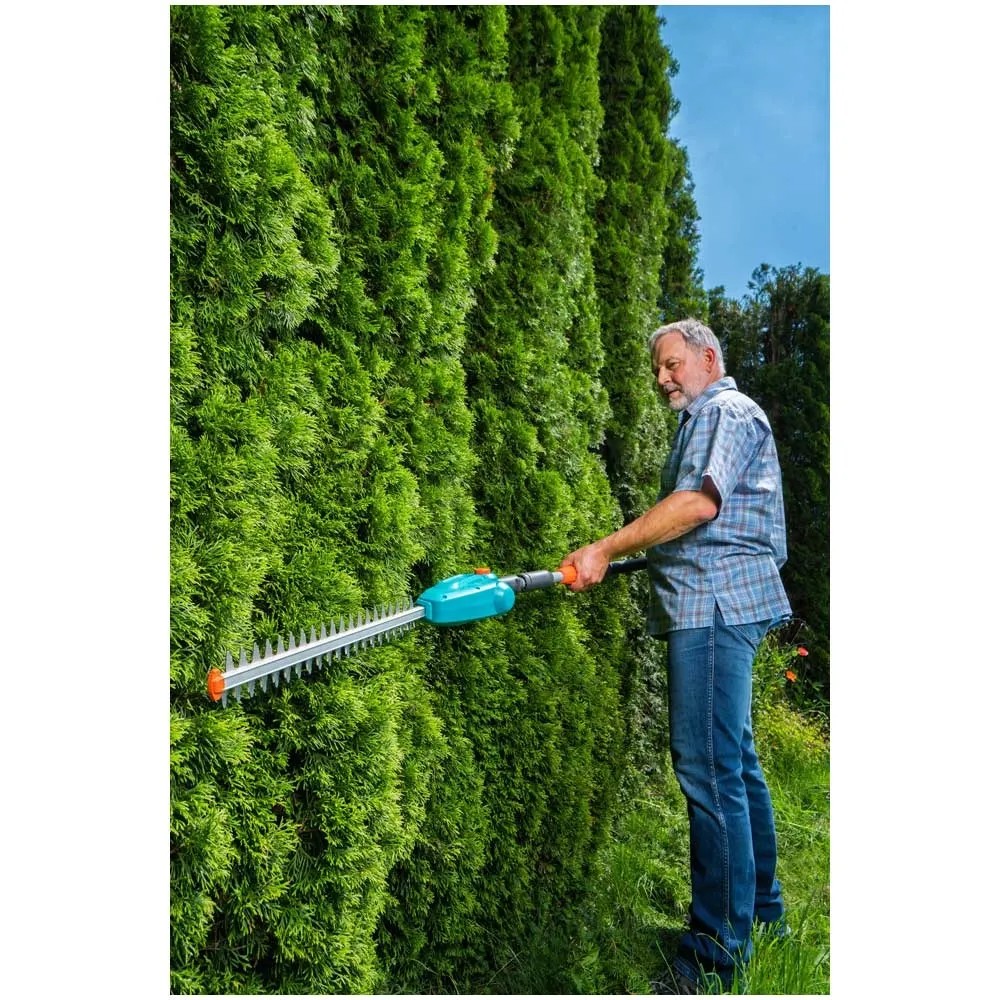 Tagliasiepi Telescopico GARDENA THS 42/18V - Lama 42cm, Fino A 3m, Testa Inclinabile, Senza Batteria - Foto 4