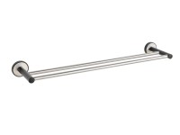 Wenko Badetuchstange Duo Udine UV-Loc® Edelstahl Silber matt Länge 60 cm Wenko Badetuchstange Duo Udine UV-Loc® Edelstahl Silber matt Länge 60 cm