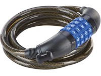 Prophete Zahlen-Spiralkabelschloss Länge 150 cm / Ø 8 mm