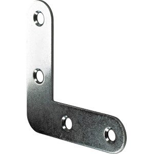 Squadretta piatta Hettich, 16x60x60 mm, acciaio zincato, raccordo.