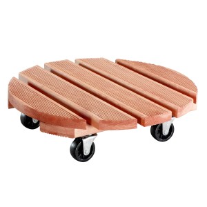 Wagner Multi Roller Toscana, Ø 380 mm, in legno di pino scanalato con 4 ruote, portata fino a 150 kg.