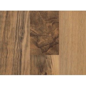 Sol stratifié Comfort, noyer mat naturel foncé avec grain de bois.