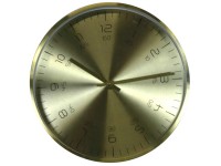 Uhr Lances Alu Gold Ø 30 cm